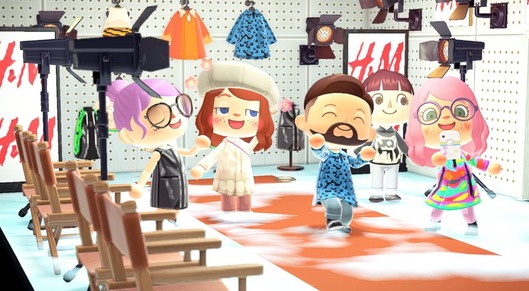 H&M debuts virtual all vegan collection in Animal Crossing card