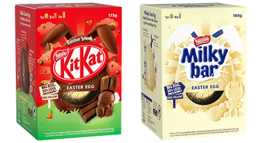 Nestle launches new sustainable Easter packs card